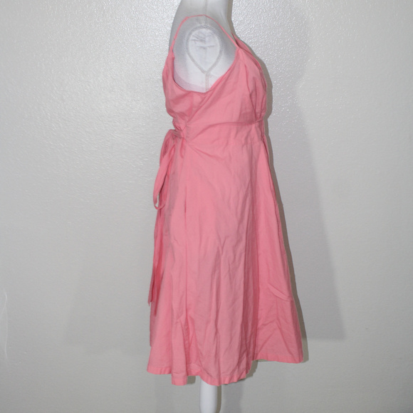Gap Pleated Surplice Fit & Flare Belted Dress - Picture 4 of 6